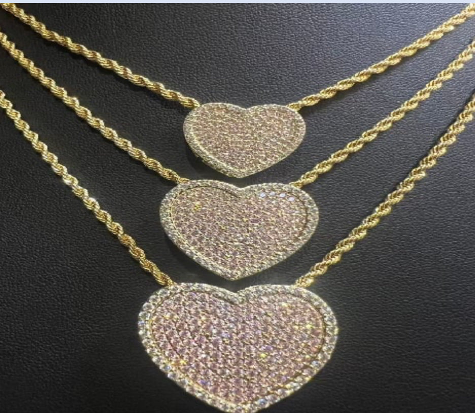 Heart Rope Necklace (pre order)