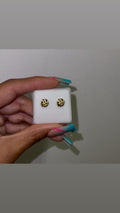 Circle Nugget Earrings